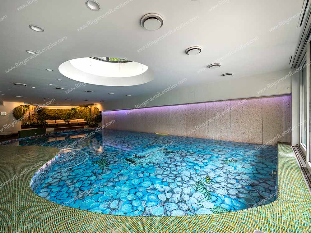 A1209fm - location piscina di design mosaica italia