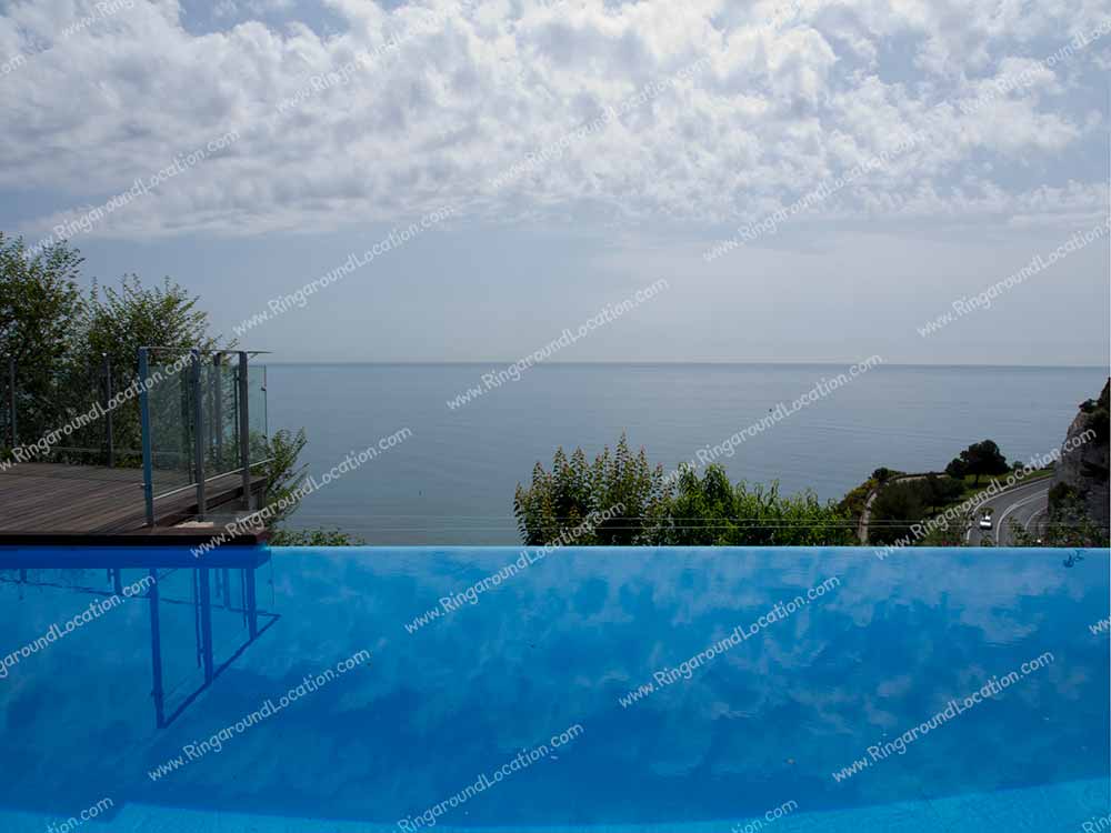 T872fm - location infinity pool with a sea view for photoshoot in Liguria